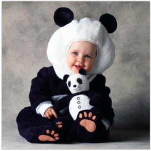 Disfraz para bebés de oso panda