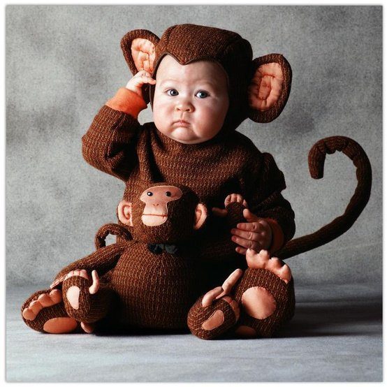 Disfraz para bebé de mono